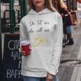 Women's Die Tut Nix Die Will Nur Beer Saufen Alcohol Party Women's Kapuzenpullover für Damen Lustige Geschenke