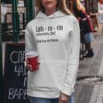 Women's Teacher Leh-Re-Rin Ein Frau Mit Klasse Kapuzenpullover für Damen Lustige Geschenke