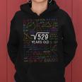 23 Compleanno Ragazza Ragazzo Radice Quadrata 529 23 Anni Felpa con cappuccio da donna