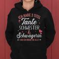 3 Title Aunt Sister And Sister Law And Rock All Kapuzenpullover für Damen