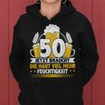 50Th Birthday Beer Slogan Kapuzenpullover für Damen