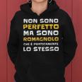 Abbigliamento Simpatico Scritte Divertenti Uomo Romagnolo Felpa con cappuccio da donna