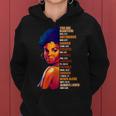 Afro Noire Bouclée Naturelle Reine Dame Africaine Américaine Sweat à capuche femme