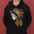 Anime Donne Testo Arte Colorata Anime Felpa con cappuccio da donna