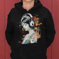 Anime Forme Geometriche Colorate Ragazza Grafica Anime Felpa con cappuccio da donna