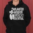 Anlauf Werfen Swearing Nomal Slogan Bowling Kapuzenpullover für Damen