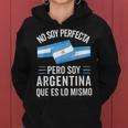 Argentina Bandiera Argentina Donne Camisa Felpa con cappuccio da donna