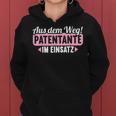 Aus Dem Weg Patentante Im Einatz Patenkind Baby Godmother S Kapuzenpullover für Damen