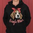 Beagle Mom Dog Beagle Kapuzenpullover für Damen