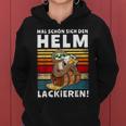 Beer Drinker Soldering Running Helmet Painting Sloth Beer S Kapuzenpullover für Damen