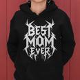 Best Mom Ever Death Metal Band Heavy Metal Estrema Felpa con cappuccio da donna