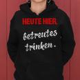 Betreutes Trinken Beer Saufen Outfit Partner Look Kapuzenpullover für Damen