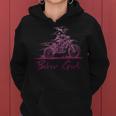 Biker Girl Moto Da Motocross Regalo Enduro Motociclista Felpa con cappuccio da donna