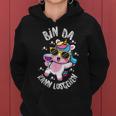 Bin Da Kann Losgehen Cute Unicorn Girls Ladies Women's Kapuzenpullover für Damen