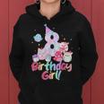 Birthday Girl 8Th Birthday Squish Squad Mallow Girls Women Hoodie