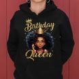 Birthday Queen Melanin Afro African American Girls Women Women Hoodie