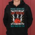 Bowling Ball Bowling Bowling Kapuzenpullover für Damen