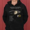 Cassini Huygens Saturn Mission Tour Grande Finale Spazio Regalo Felpa con cappuccio da donna