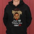 Chapter 60 Fabulous Since 1964 60Th Birthday Leopard Women Hoodie