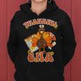 Cna Thankful Turkey Thanksgiving Fall Scrub Top Women Hoodie