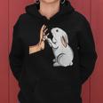 Conejo Amor Conejo Divertido Regalo De Pascua Para Es Y Niñas Sudadera con capucha para mujer