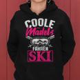 Cool Girls Driving Ski Winter Sport Skier Women's Kapuzenpullover für Damen