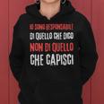 Divertenti Con Frasi Ironiche E Sarcastiche Io Responsabile Felpa con cappuccio da donna
