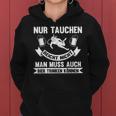 Diving Diver Beer Diving Teacher Kapuzenpullover für Damen