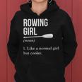 Donna Ggio Ragazza Sostantivo Come Una Ragazza Normale Ma Cooler Paddling Felpa con cappuccio da donna