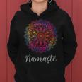 Donna Namaste Mandala Lotus Sacred Geometry Meditation Spiritual Con Collo A Felpa con cappuccio da donna