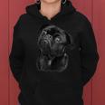 Donna Pug For Dog Mom Dad Idea Cute Pug Con Collo A Felpa con cappuccio da donna