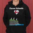Drapeau Des Îles Féroé Souvenir Colonie De Macareux Sweat à capuche femme