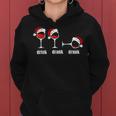 Drink Drank Drunk Wine Glasses Wine Lover Christmas Kapuzenpullover für Damen