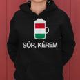 Ein Bier Bitte Auf Hungarian Beer Kapuzenpullover für Damen