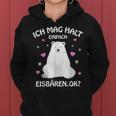 Eisbär Ich Mag Halt Polar Bears Children's Girls' Kapuzenpullover für Damen