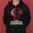 El Imperio Romano Antiguo Romano Julio César Spqr Sudadera con capucha para mujer