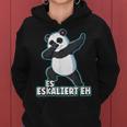 Es Eskaliert Eh Panda S Kapuzenpullover für Damen