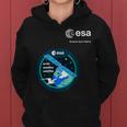 Esa European Space Agency Missione Arctic Weather Satellite Felpa con cappuccio da donna