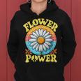Flower Power Flower Wildflower Plant Boho Regalo Uomo Donna Felpa con cappuccio da donna