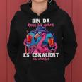 Flamingo Party Bin Da Kann Los Gehen Kapuzenpullover für Damen