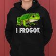 I Frogot Frogs Frog Love Felpa con cappuccio da donna