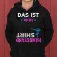 Handstand Saying Gymnastics Sport Girl Kapuzenpullover für Damen