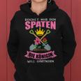 Garden Woman Gardener Queen Spade Kapuzenpullover für Damen