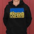 Girasol Bandera Ucrania Lindo Floralintage Ucrania Sudadera con capucha para mujer