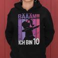 Girls' Ich Bin 10 Jahre Dab Kapuzenpullover für Damen