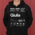 Giulia Maglia Con Testo Divertente Donna Ragazza Bambina Felpa con cappuccio da donna