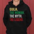 Giulia The The Myth The Legend Felpa con cappuccio da donna