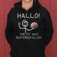 Hallo Dir Ist Was Runtergefallen Kapuzenpullover für Damen