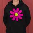 Happy Pink Daisy 60S 70S Retrointage Hippie Kapuzenpullover für Damen