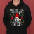 Ho Ho Hol Mir Mal Ein Bier Christmas Children Women Kapuzenpullover für Damen